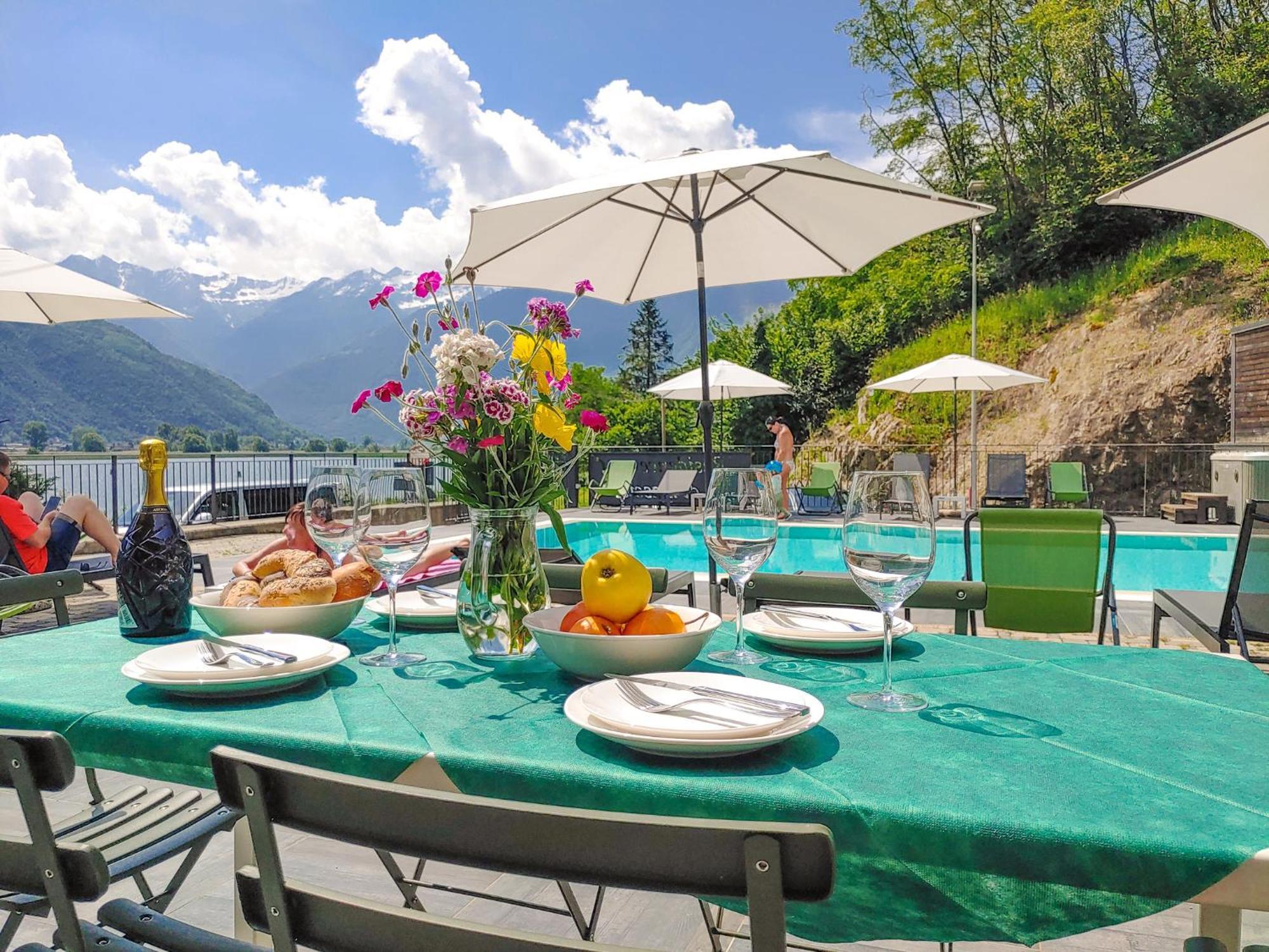 Dascio Emotion Ferienwohnung Mit Terrasse Am See Ngoại thất bức ảnh